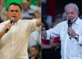 Lula tem 44% das intenções de voto, contra 32% de Bolsonaro