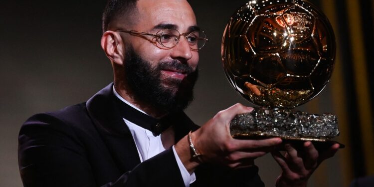 Bola de Ouro 2022: Benzema é melhor jogador do mundo
