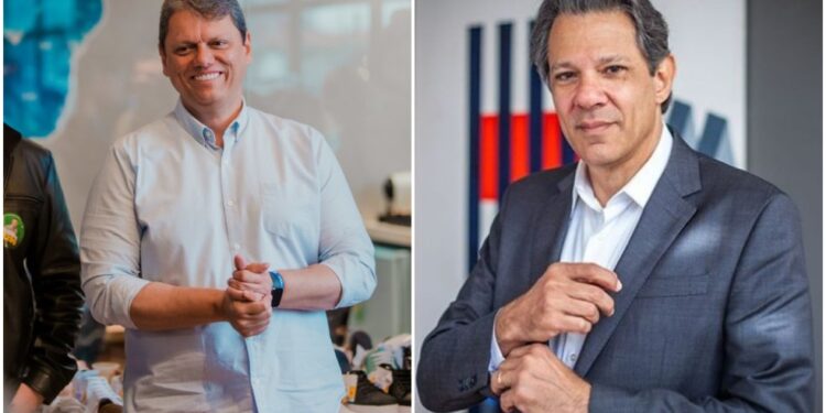 Datafolha em SP: Tarcísio tem 50%, e Haddad, 40%