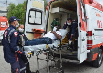 Metade dos pacientes traumáticos atendidos pelo SAMU são vítimas de acidente de moto