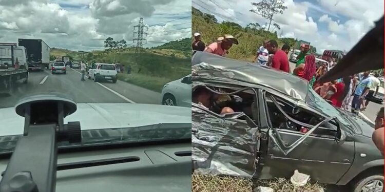 Bahia tem 35 acidentes com 13 mortes em rodovias federais durante o carnaval