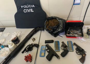 Operação da 3ª COORPIN – Santo Amaro e DT – Conceição da Feira, culmina com prisão de indivíduos e apreensão de um adolescente, drogas, armas e munição