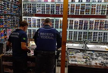 Receita Federal faz operação contra mercadorias falsificadas no Feiraguai
