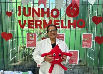 Junho Vermelho: UPA Estadual de Feira de Santana mobiliza colaboradores em campanha de doação de sangue