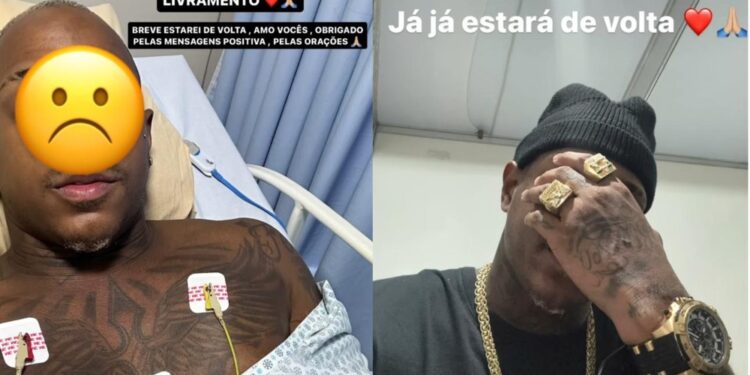 Cantor Oh Polêmico desmaia após show e é hospitalizado na Bahia