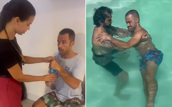 Kayky Brito compartilha registros da fisioterapia e agradece fãs: ‘Luta diária’