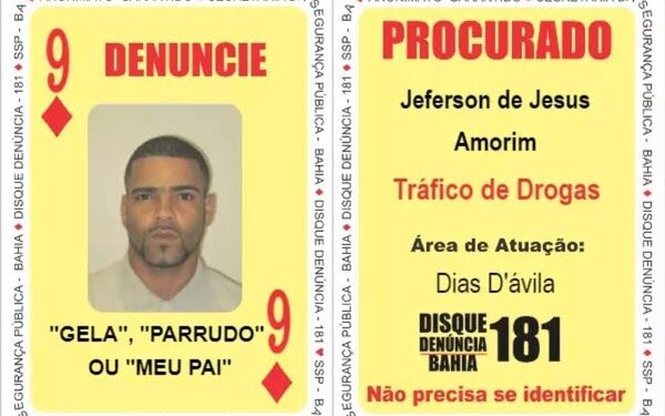 Baralho do Crime: suspeito de tráfico de drogas, ‘Meu Pai’ é morto em confronto no norte da Bahia