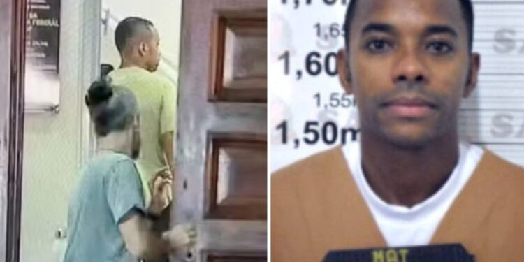 Robinho é fotografado em penitenciária de Tremembé; defesa está confiante na soltura do ex-jogador