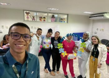 UPA Estadual de Feira de Santana Promove Conscientização e Treinamento em alusão a Campanha Abril Azul