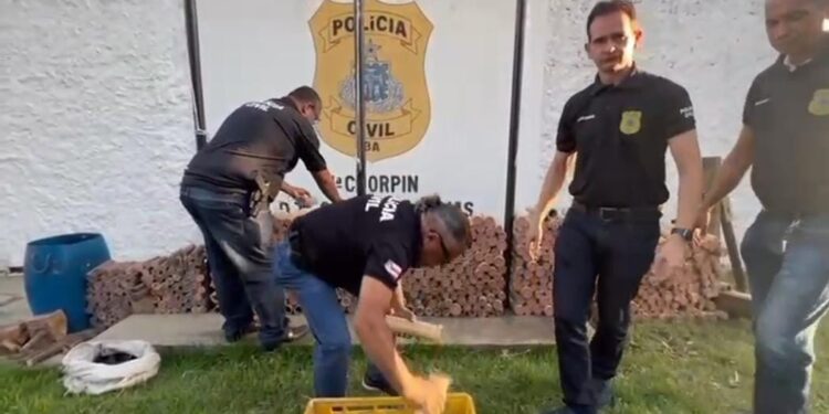 Espadas juninas clandestinas são apreendidas em Cruz das Almas