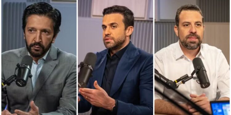 Quaest: Nunes tem 24%, Marçal, 23% e Boulos, 21%, e mantêm empate técnico triplo