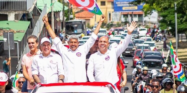 Com governador Jerônimo, Zé Neto realiza grande carreata da vitória em Feira de Santana: “povo abraçou”