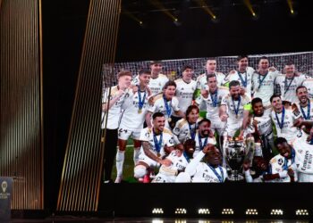 Bola de Ouro 2024: Real Madrid é eleito o clube do ano, mas não recebe troféu no palco