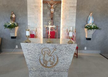 Missa de inauguração da Capela Nossa Senhora das Graças, marca o domingo festivo em Antônio Cardoso