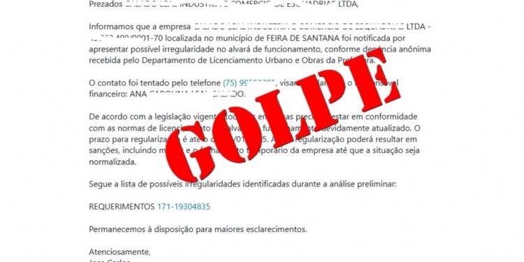 Sedur alerta sobre golpes envolvendo alvarás e orienta empresários a se protegerem