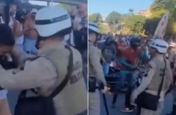 Em nota PMBA esclarece violência protagonizada por “torcedores” do Vitória
