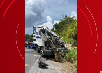 Motorista morre após perder controle da direção e carreta sair de pista no baixo sul da Bahia