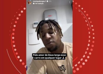 Influenciador com 1,6 milhão de seguidores tem carro roubado na Região Metropolitana de Salvador: ‘colocaram a arma na minha cara’