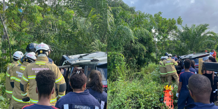 Acidente deixa três mortos e quatro feridos na Ilha de Itaparica