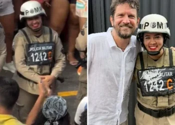PM viraliza na pipoca de Saulo e ganha homenagem do cantor