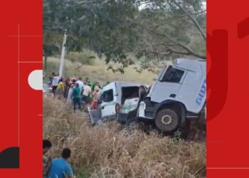 Onze pessoas morrem após batida entre van e carreta na Bahia