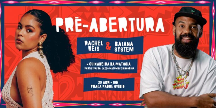 BaianaSystem e Rachel Reis fazem pré-abertura da Micareta nesta quarta