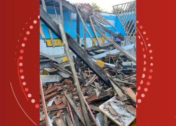 Teto de escola desaba e deixa feridos na Bahia