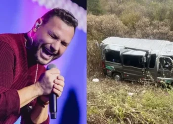 Cantor da banda Desejo de Menina se envolve em grave acidente com uma morte e 6 feridos