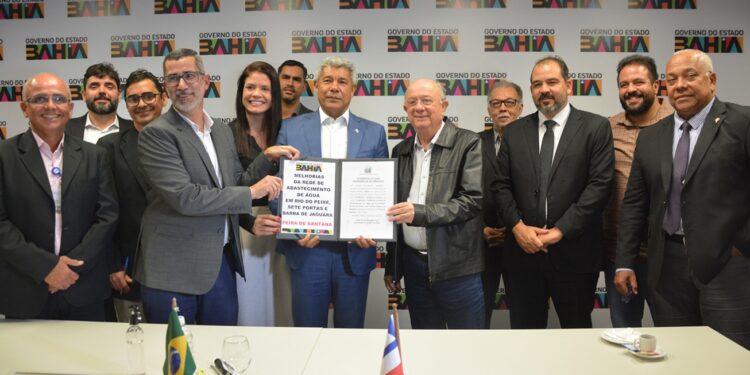 Feira de Santana receberá obras para expansão de água e esgoto