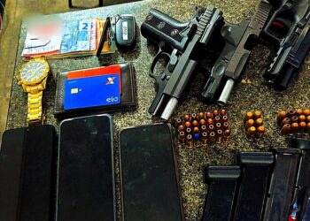 Três homens são presos com armas, munições e drogas no recôncavo da Bahia