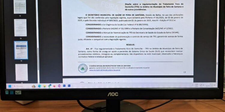 Prefeitura de Feira regulamenta acesso para Tratamento Fora do Domicílio