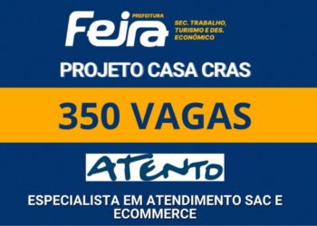 Projeto Casa Cras oferece 350 vagas de emprego em call center com seleção imediata