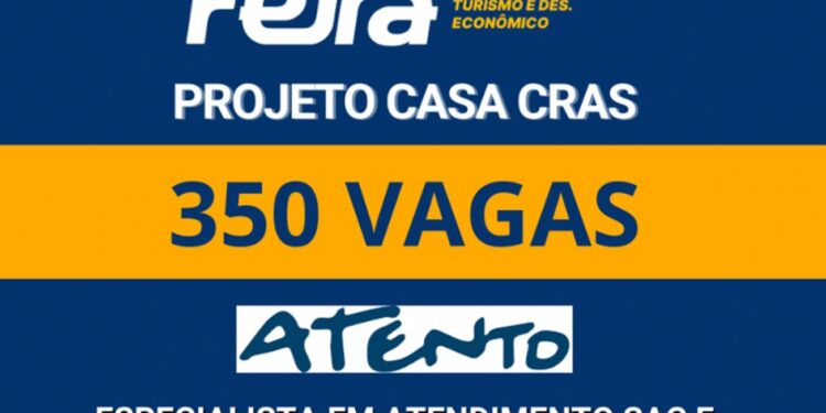 Projeto Casa Cras oferece 350 vagas de emprego em call center com seleção imediata