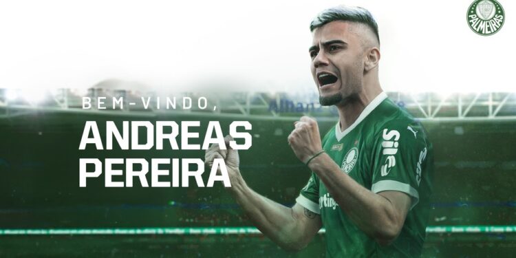 Palmeiras anuncia a contratação de Andreas Pereira