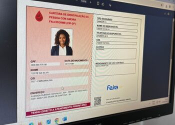 Feira de Santana passa a emitir carteirinha para pessoas com anemia falciforme