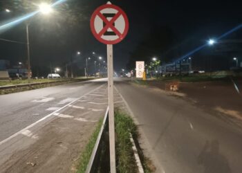 Ruas e avenidas ganham novas faixas de pedestre e sinalização horizontal