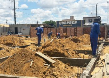 Em ritmo acelerado, Unidade de Saúde Porte III está sendo implantada no Papagaio