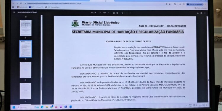 Prefeitura divulga lista de candidatos compatíveis dos Residenciais Rio de Janeiro I e II do Minha Casa Minha Vida