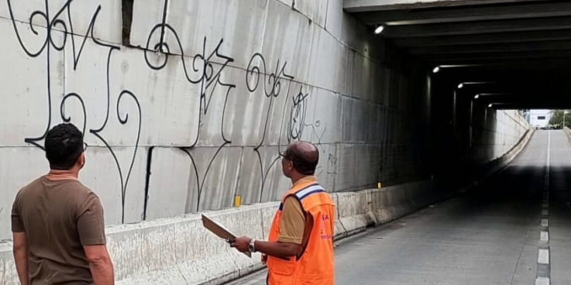 SMT interdita túnel da avenida Maria Quitéria para reparos após chuvas