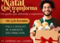 TV Feira lança campanha Natal que Transforma para garantir ceia de famílias carentes