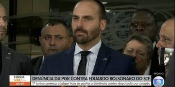 STF tem maioria para tornar Eduardo Bolsonaro réu por tentar coagir STF sobre julgamento do pai