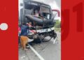Ônibus com torcida do Fortaleza bate em carreta e deixa feridos na Bahia