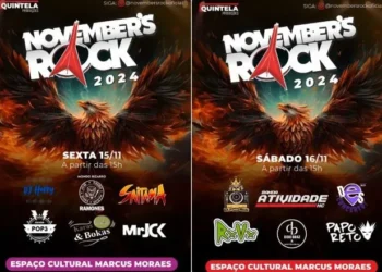 Fim de semana será de intenso headbanging em Feira, com o 10º Festival November`s Rock