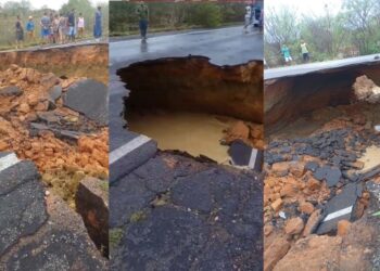 Trecho da BR-116 é liberado após cratera se abrir no interior da BA