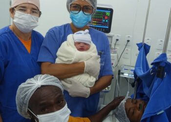 Nasce no Hospital da Mulher o primeiro bebê de 2026