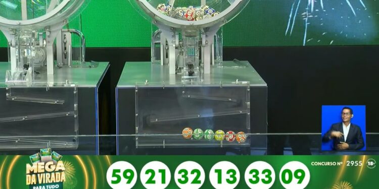 Mega da Virada 2025: veja as dezenas sorteadas para o prêmio de R$ 1,09 bilhão