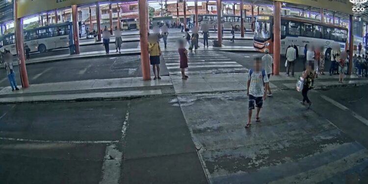 Seprev vai recorrer a imagens de câmeras para tentar identificar criminoso em assalto a ônibus coletivo