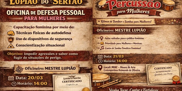 Oficinas voltadas para mulheres movimentam programação do fim de semana em Feira de Santana