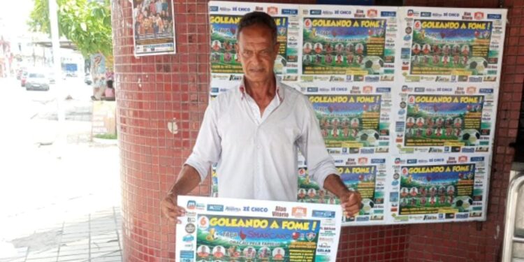 Projeto Goleando a Fome promove uma bela partida de futebol entre Fluminense e Flamengo no Jóia da Princesa