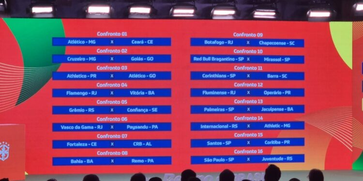 Copa do Brasil 2026: veja os confrontos da quinta fase
